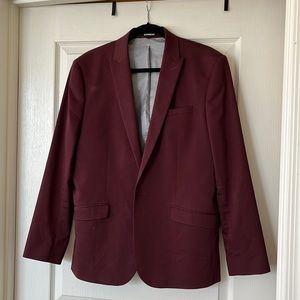 Express Maroon Sports Coat